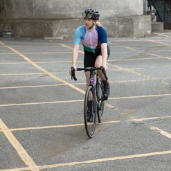 POC W's Essential Road Print Jersey Color Splash